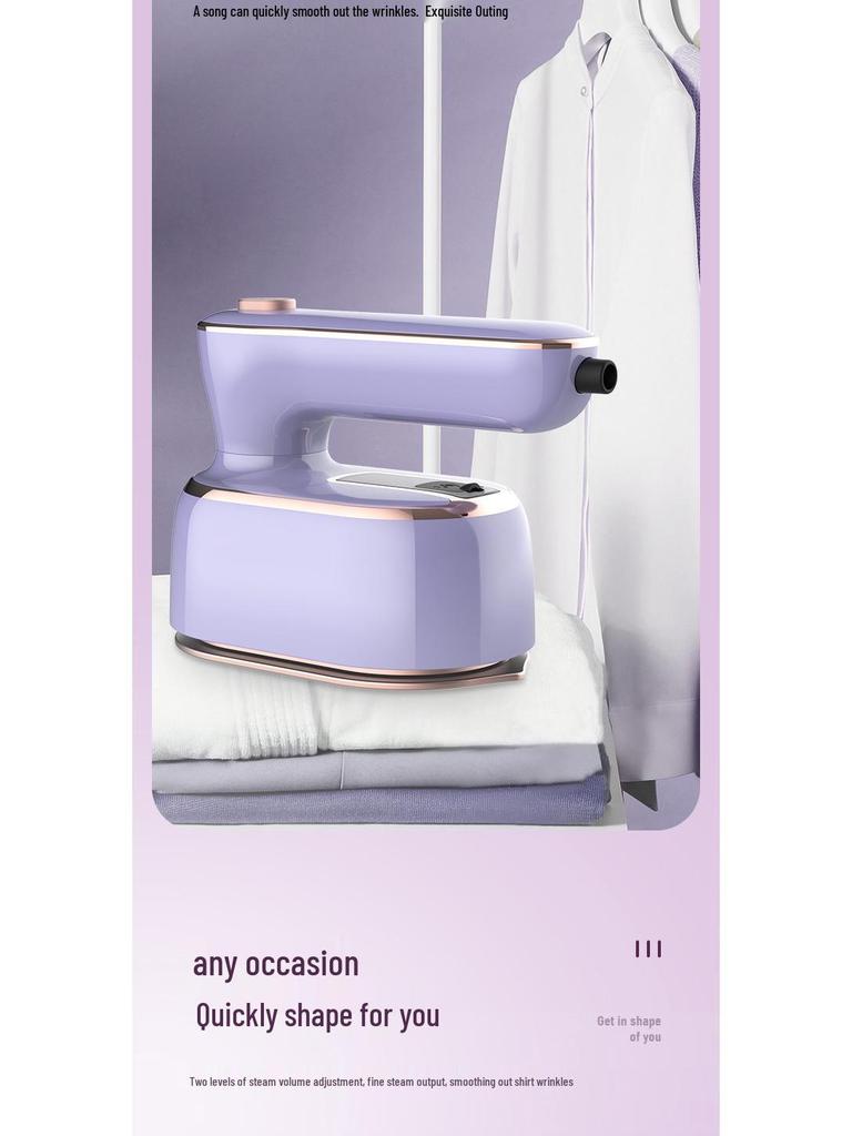 Rotatable Dual-Use Handheld Steam Iron & Portable Garment Steamer