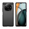 Защитный чехол для мобильного телефона Redmi A3 с текстурой шлифованного карбонового волокна