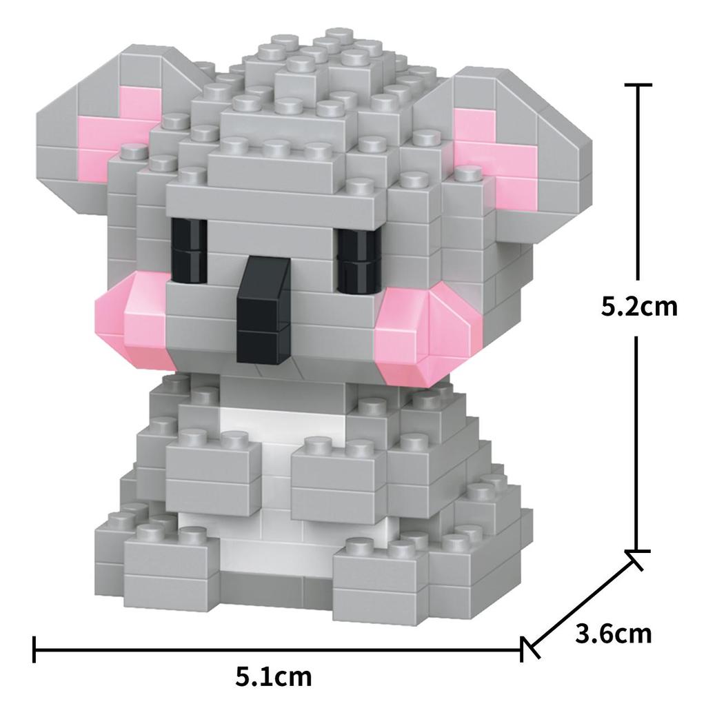 Creative Building Blocks 25 Stypes Cute Animal Cartoon Model DIY Collect Fans Education Toys for Kids Gift for Girls