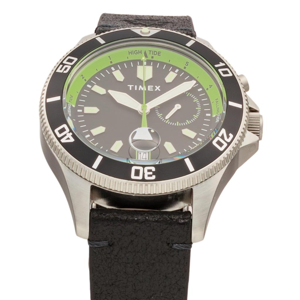 TIMEX Часы Expedition North с черным циферблатом из нержавеющей стали и минеральным стеклом, кварцевые, 41 мм, американский часовой бренд TW2W21900, унисекс, черные [TIMEX] [Товар]