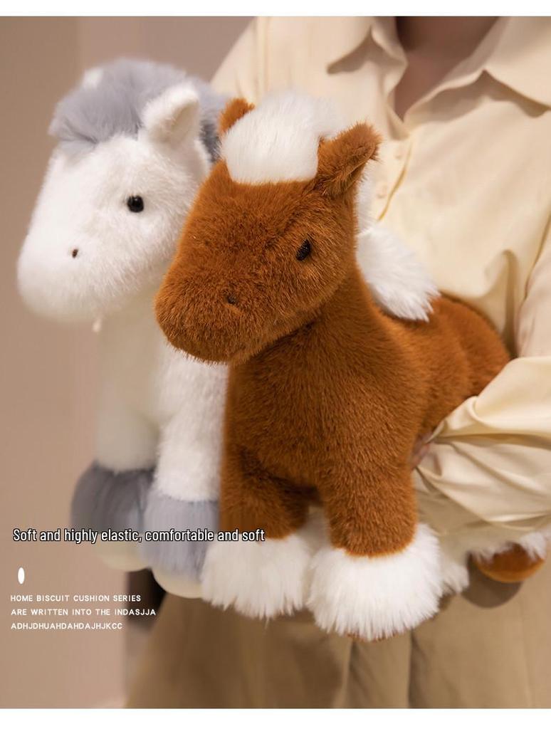 Adorable Pony Plush Doll - Year of the Horse Mascot Gift