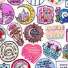 Мультяшные Буквы Аппликация Нашивные нашивки на одежду Вышитые нашивки с фразами/текстом для одежды Наклейки Пришиваемые Термонаклейки
