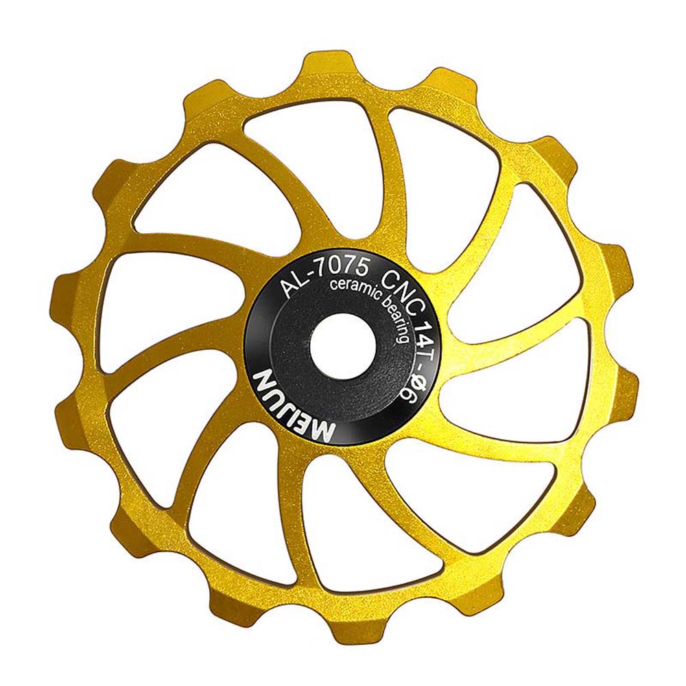 15T 16T Детали для велосипеда Колесо шкива Алюминий Цинк Цинковый сплав Подшипник Направляющее колесо Направляющий ролик Задний переключатель