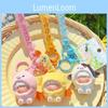 Adorable Plush Spring Farm Animal Keychain Cute Resin Keyring Accessory For All Ages