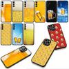 World Beers Summer Cover Phone Case for Samsung Galaxy A36 A17 A26 A07 A35 A54 A53 A13 A33 A34 S8 S9 S20 S21 FE S10 Plus Coque
