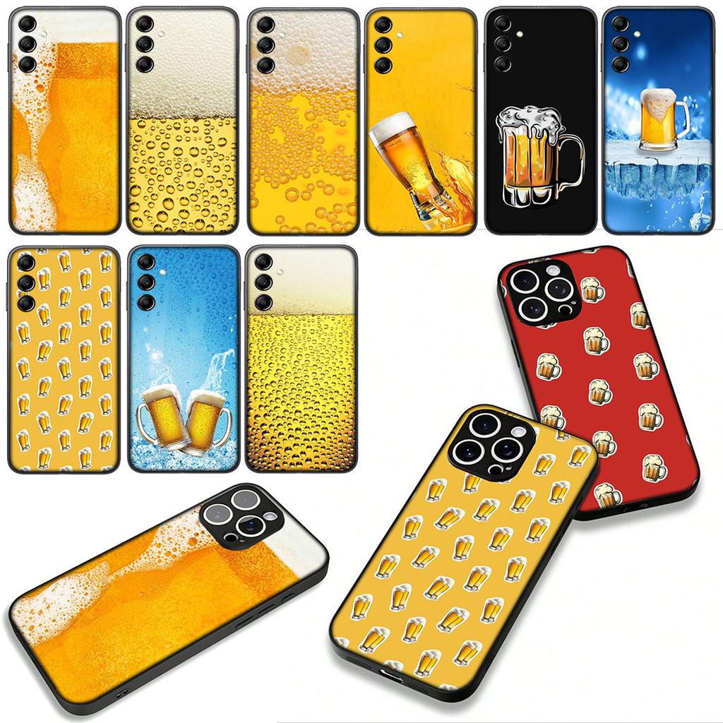 World Beers Summer Cover Phone Case for Samsung Galaxy A36 A17 A26 A07 A35 A54 A53 A13 A33 A34 S8 S9 S20 S21 FE S10 Plus Coque