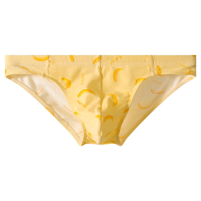 Мужские хлопковые дышащие трусы-слипы - Модный, с принтом, молодежный дизайн