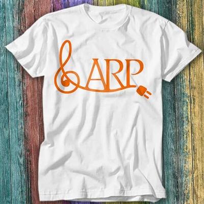 ARP Instruments Синтезатор Дизайн Аналоговый Ретро Синтезатор Футболка Топ Футболка 373