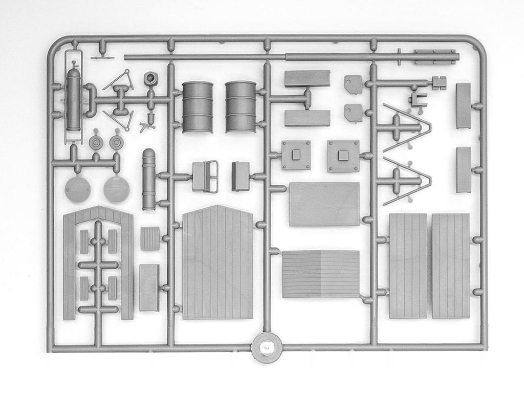ICM Германия Аэродромное оборудование Набор пластиковая модель 48409 1/48 (Декорации)