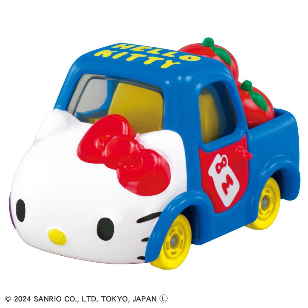 Takara Tomy Dream Tomica SP Hello Kitty 50th Anniversary Hello Kitty (Blue) Miniature Car Toy for Ages 3 and Up