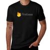 Firebase Логотип Классическая футболка хлопковая футболка мужская футболки для мужчины графическая смешная смешные футболки хлопковая футболка