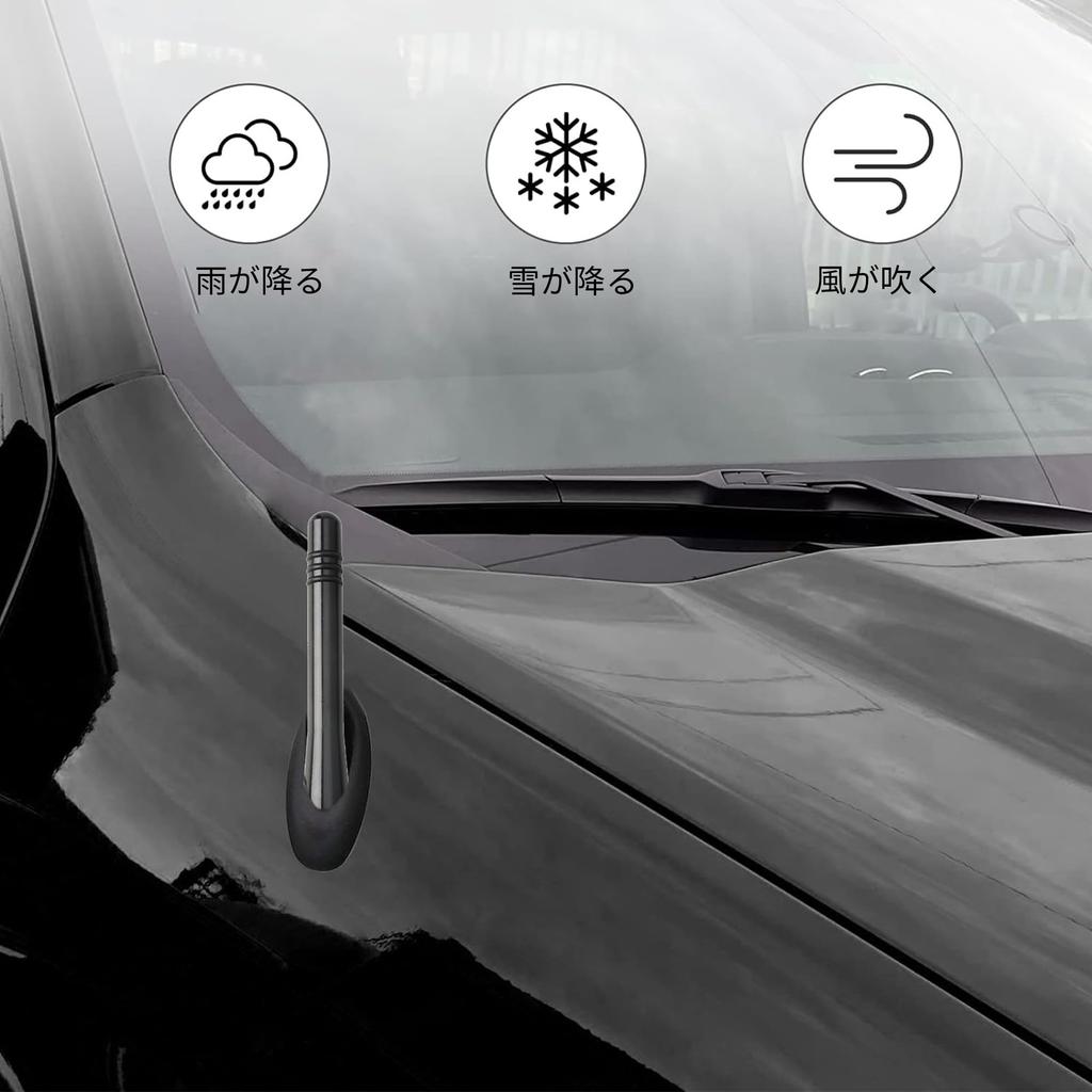 REYLNXR Короткая антенна, Автомобильная антенна, Радиоантенна, Усиление сигнала, Автомобильная антенна, Общего назначения (Дизайн C)