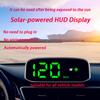 Светочувствительный HUD Солнечный GPS Спидометр Дневное и Ночное Вождение Автоматизированное Отображение Направления Движения Недеформируемые Материалы