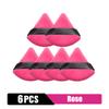 2/4/6/12/20Pcs Triangle Powder Puff Mini Face Makeup Sponge Cosmetics Soft Cotton Face Powder Puff Washable Velvet Makeup Tools