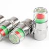 Tire Pressure Monitoring Valve Stem Caps Visual Tri-Color Alert Caps Waterproof Tire Pressure Gauge Replacement Caps for Cars Trucks SUVs