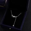 Sterling Silver Moissanite Star Necklace - Luxury Versatile Fashion Clavicle Chain