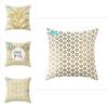 Luxurious Gold Pattern Jeanette Cloth Cushion Cover For Stylish Home Decor