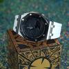 Casio Часы Custom Collection с кварцевым механизмом, унисекс, черный циферблат GA-2100-1A1(Часы1- -)