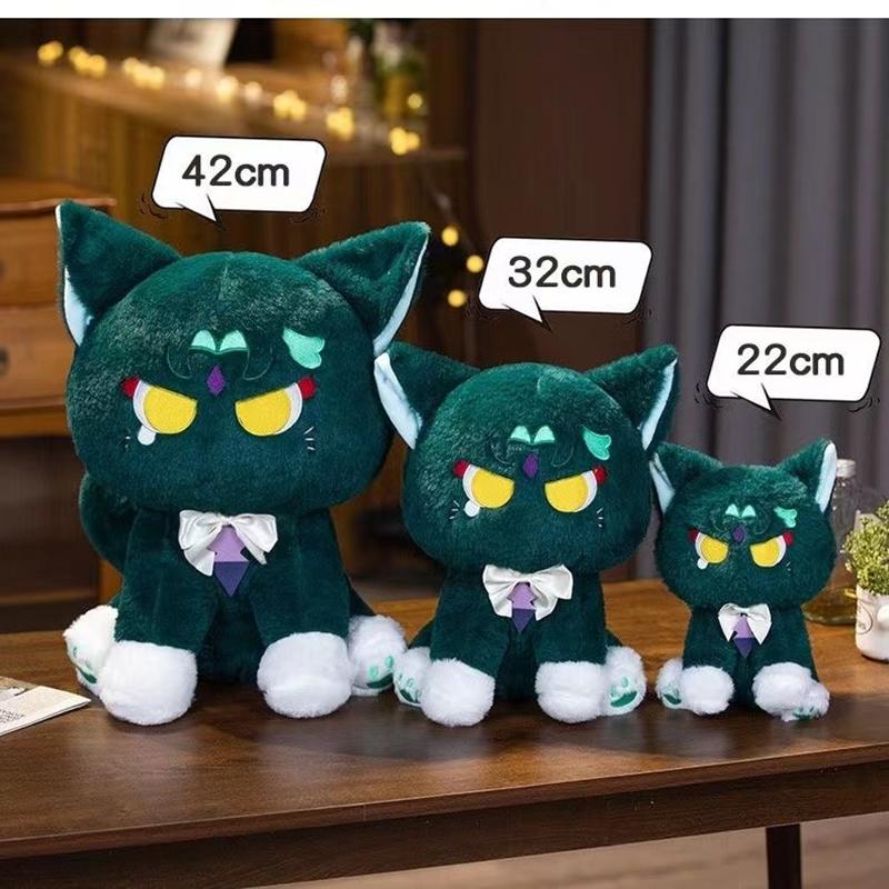 Non-Toxic Genshin Impact Game Peripheral Mandrill Cat Doll Large Plush Toy Cute Rag Doll Gift 22 Cm 32 Cm 42Cm