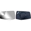 Replacement Driver Left Side Mirror Glass Heated With Back Plate For Chevrolet Silverado GMC Sierra From  To 2024