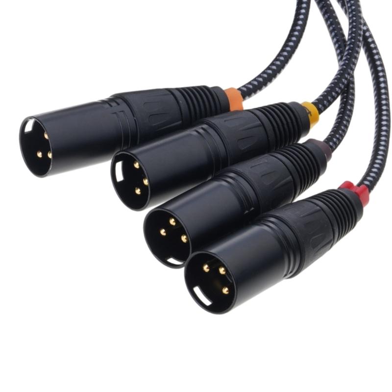 Разветвитель RJ45 на 4 канала XLR 3-контактный для сетевого кабеля, удлинитель, разъем для сцены, студии, записи, аксессуары