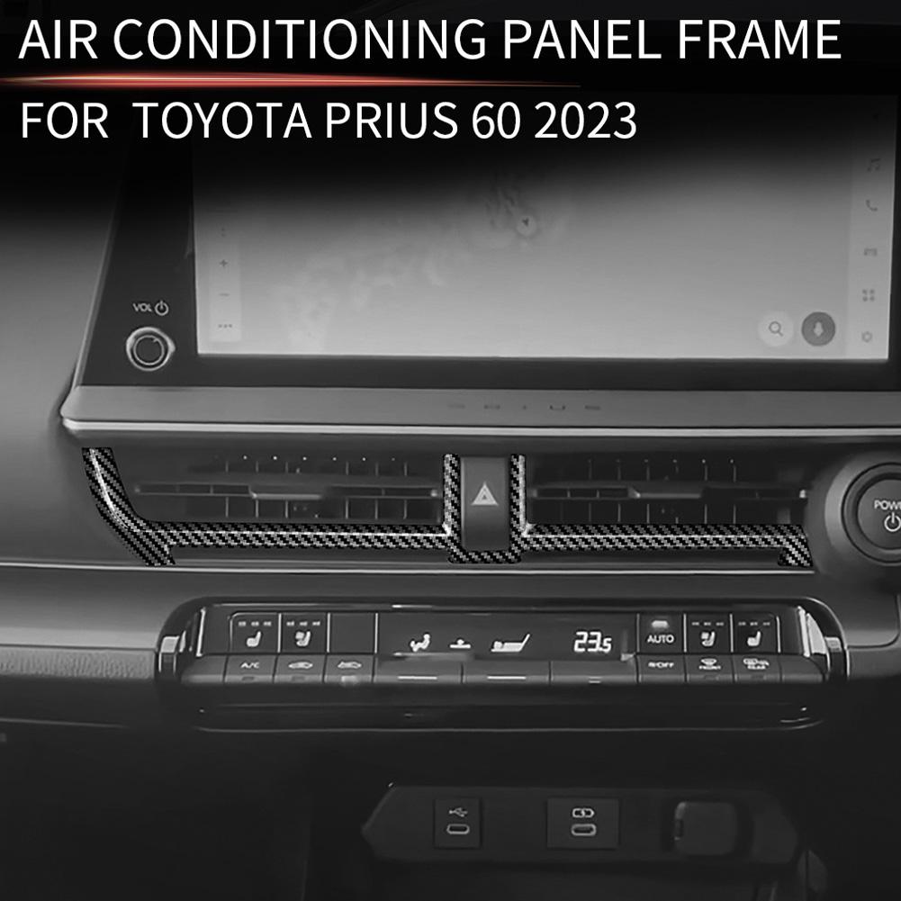 Для Toyota PRIUS 60 Series 2023 2024 передняя панель центральная крышка воздуховода кондиционера средняя наклейка на крышку вентиляционного отверстия кондиционера аксессуары