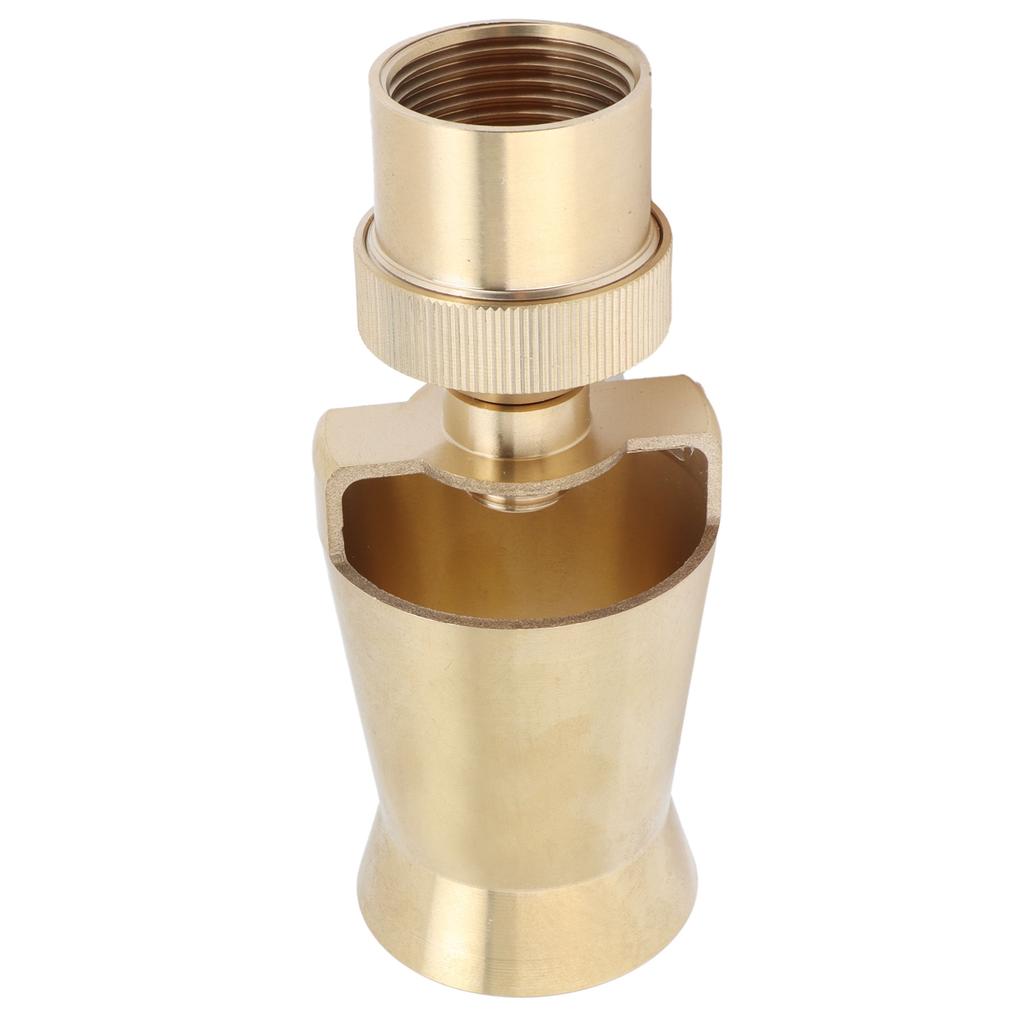 Латунная ледяная башня, кедровая насадка для фонтана, распылительная головка, регулируемый разбрызгиватель для пруда, внутренняя резьба G1