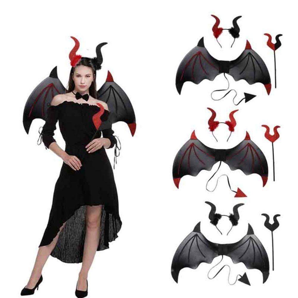Performance Devil Wings Mesh Demon Wings New Cosplay Costume Props Theme Party