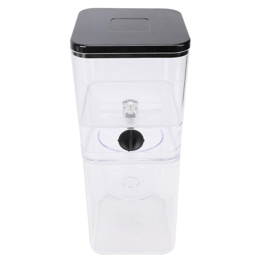 Ice Drip Coffee Pot Speed Adjustable 400ml Portable Ice Drip Cold Brew Pot for Coffee Making