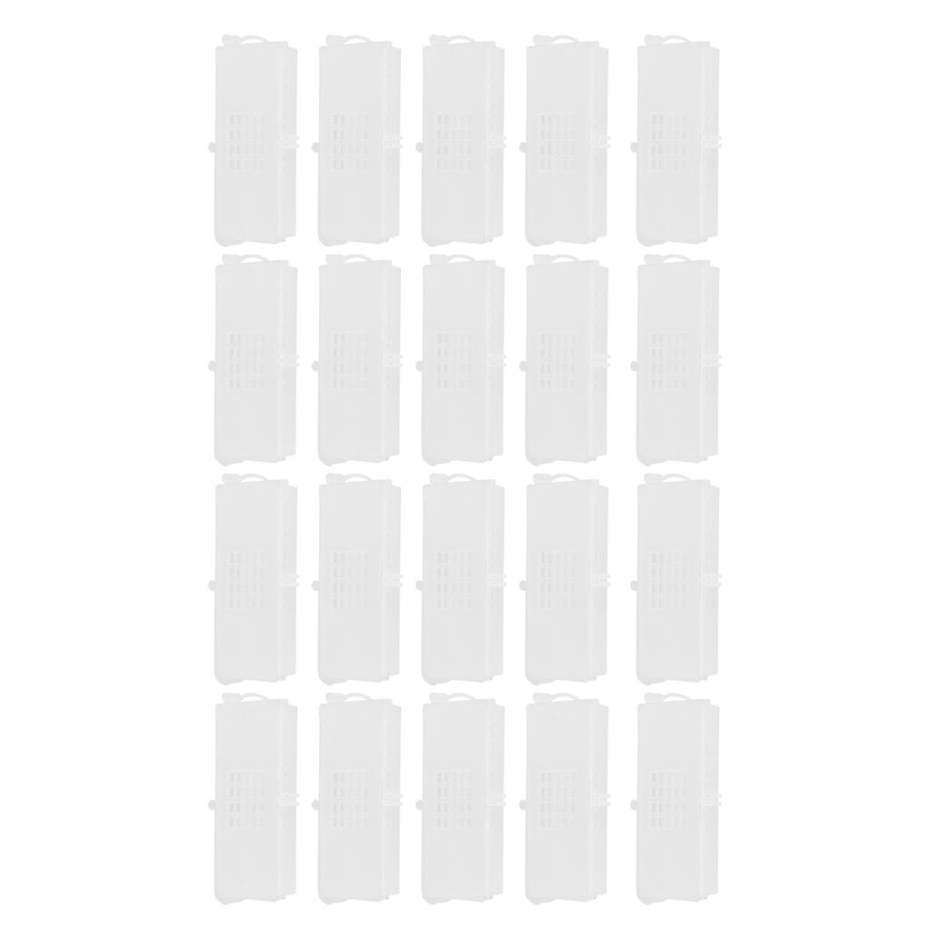 20 шт. Транспортные клетки для пчелиных маток, прозрачный ящик для отлова, инструмент для пчеловода, пчеловодческое оборудование