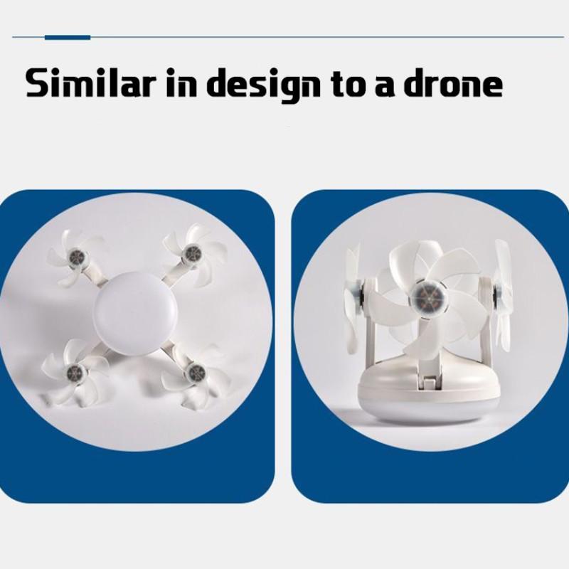 Потолочный вентилятор с патроном E27 и светильником 50 Вт/60 Вт LED освещение Маленький потолочный вентилятор Бытовой вентилятор для спальни Лампа