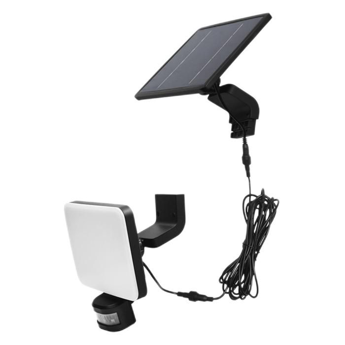 Projecteur LED 15W avec panneau solaire déporté et détecteur