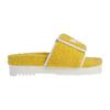 Adidas GG Platform Sandal Yellow Cotton Sponge Women Sneakers 702398-UU010-7171