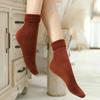 5 Pair Female Man Free Size Autumn Winter Socks Thickening Casual Home Floor Socks Snow Thermal Keeping Sleeping Warm Socks