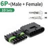 10 Sets Delphi GM Automobile Connector 1/2/3/4/6P 2.5 Series Electric Waterproof Harness Plug Terminal 12015792 12015793
