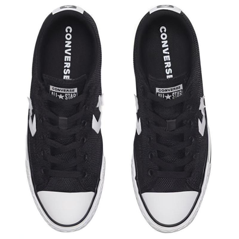 Converse Star Player 76 Повседневные и удобные эспадрильи с низким верхом Унисекс Черно-белые