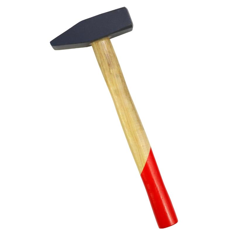 1kg locksmith' hammer with wooden handle