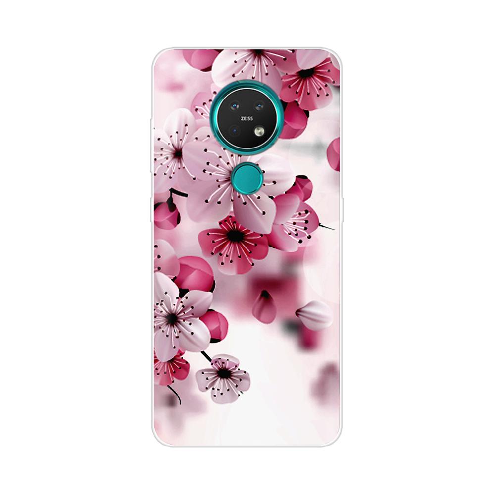 For Nokia 3.4 Back Cover Silicone Phone Case for Nokia 3.4 2020 Case 6.39 inch Flower Funda Coque Capa Bumper Protect Shell Bag