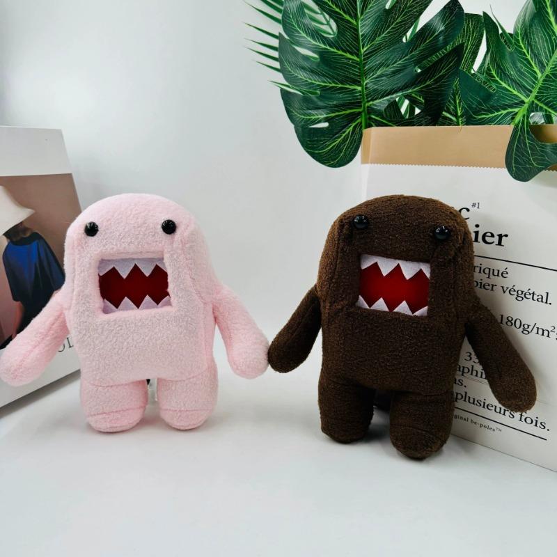 20/30cm Domo Monster Plush, Funny Domo Kun Plush Toy Stuffed Figure Throw Pillows for Home Decor for Anime Fans