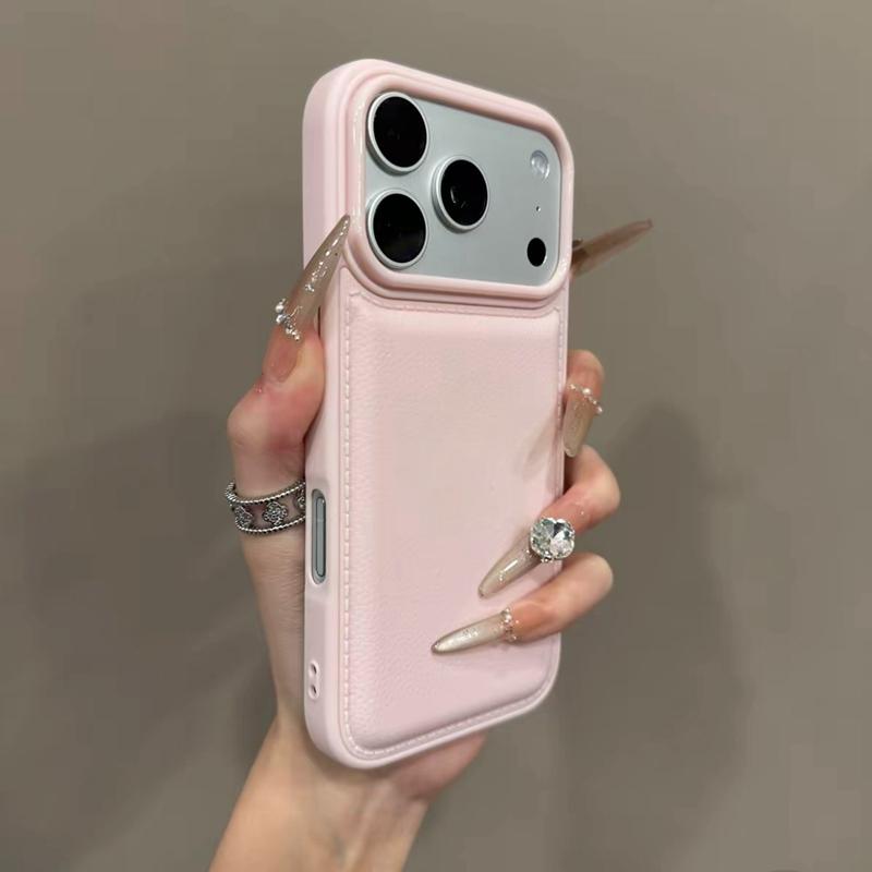 Роскошный ударопрочный чехол для телефона из кожи и силикона для iPhone 17 Pro Max и серии Air