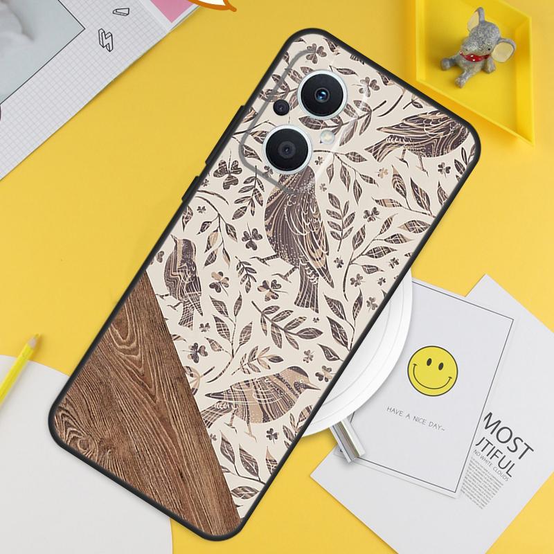 Чехол Boho с ботаническим листом, коровой, кактусом для OPPO Reno 14 12 11 10 13 Pro 8T 11F 12F 13F 14F 7 8 Lite OPPO Find X9 X8 X6 X5 Pro