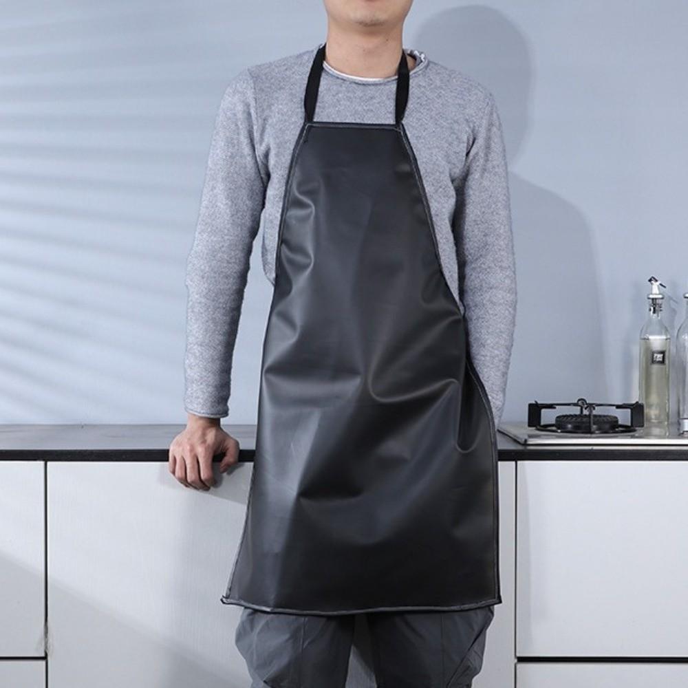 Waist Lengthened Waterproof Oil-proof Apron Labor Protection Kitchen Chef Apron  Restaurant