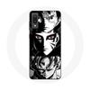 Case for Samsung Galaxy A02 - MANIACASE - Anime Manga - Flexible - Black and White - Smartphone Protection