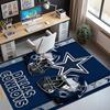 Dallas Cowboys Pattern Rug, Indoor/Outdoor Mat, for Picnic, Gameroom, Bedroom, Office, Living Room, Home Decor Carpet, Birthday Gift