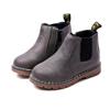 Children's Snow Boots Autumn and Winter New Boys British Style Solid Color Cotton Boots Girls Show Martin Boots