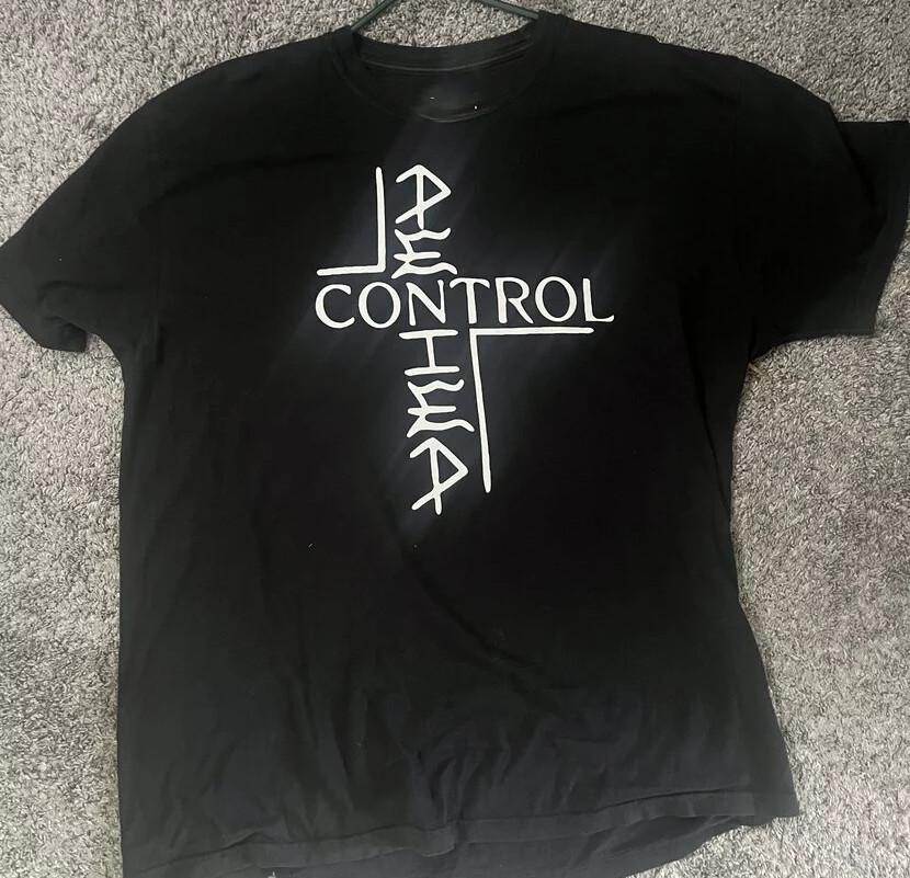 CONTROL DENIED Логотип группы Классическая футболка Черная Унисекс S-5XL 2B0198