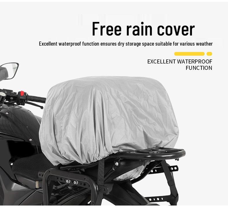 SANXDI Большой задний багажник для мотоцикла - Расширяемая, Сумка на хвост для дальних поездок