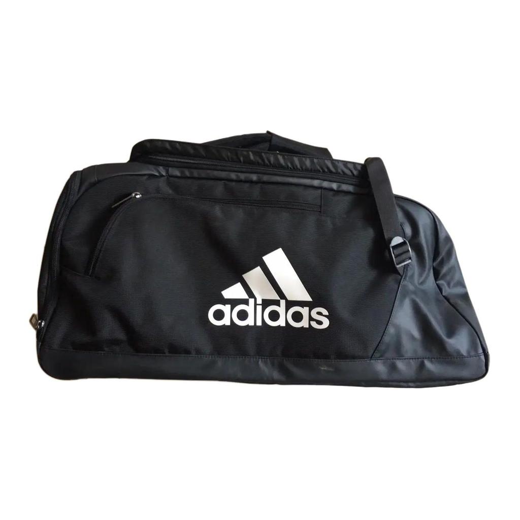 adidas Большой Логотип Базовый Универсальный Полиэстер Фитнес Сумка-Бочка Унисекс Сумки Черный BS0795