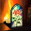 Acrylic Candle Holder Multicolor Tabletop Holder Light-transmitting Table Setting  Tabletop Display