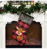 Hot Sale Christmas Stocking Gift Bag Christmas Ornaments Christmas Socks Set Christmas Pendant Gift Bag